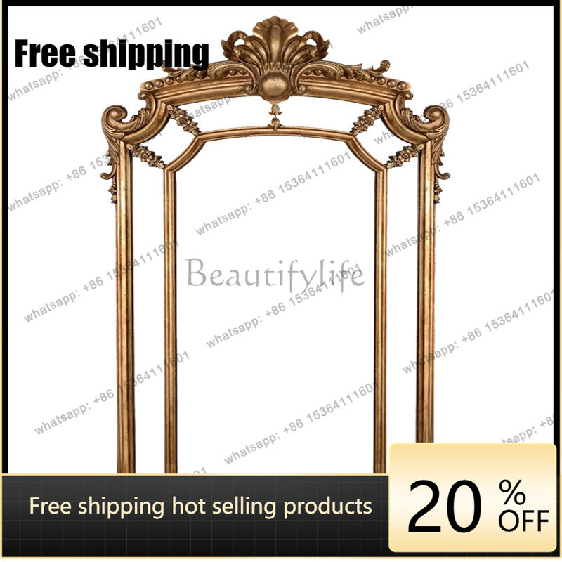 Home Living Bathroom Vanity - XX. مرآة مستطيلة على الطراز الأوروبي