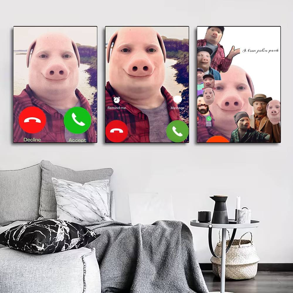 Home Bathroom Called - ملصق جون بورك يُشجّع على الديكور