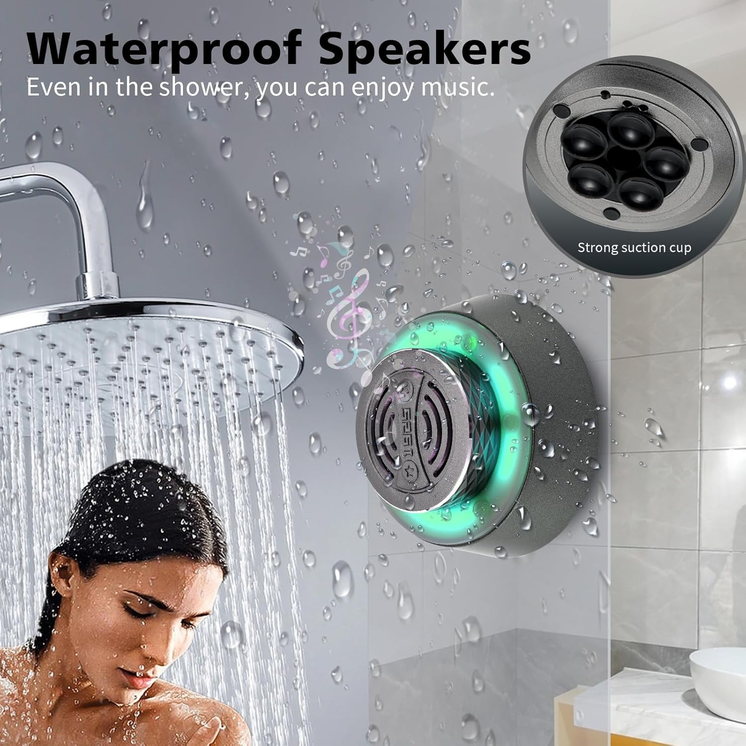 مكبر صوت بلوتوث صغير دش مضخم ص - مراجعة Home Bathroom Called وسعره