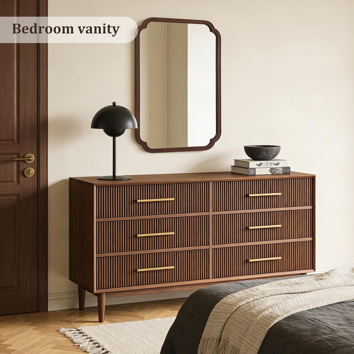 مرآة حمام خشبية مقاس 28 × 40 ب - مراجعة Home Living Bathroom Vanity وسعره