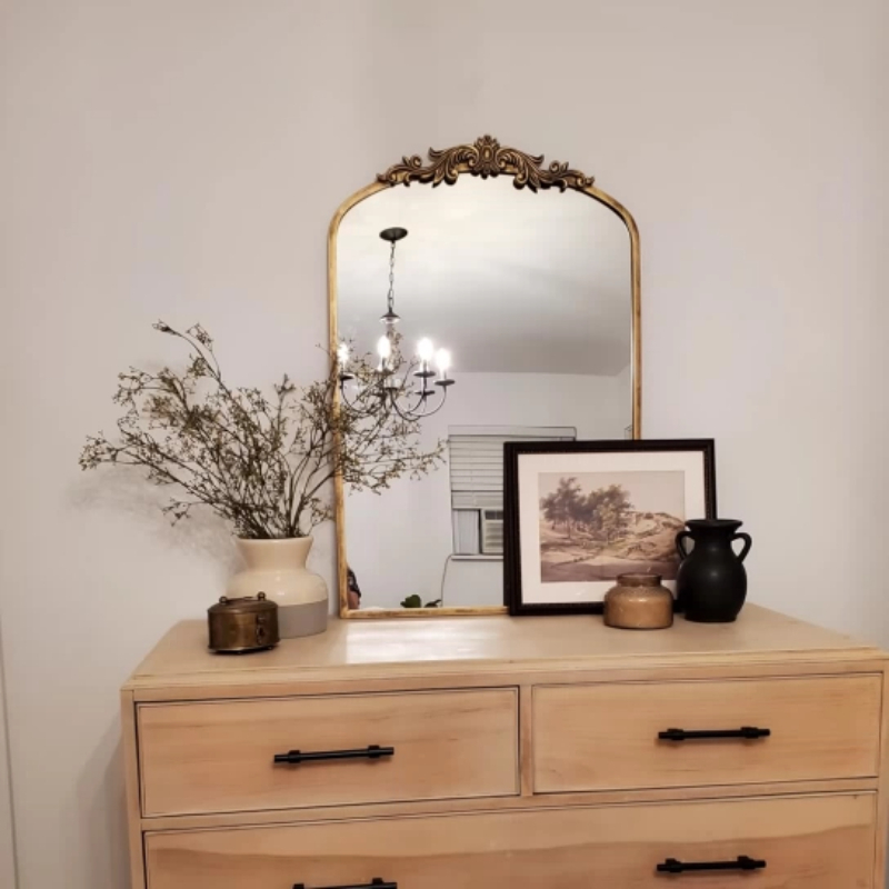 طاولة زينة فاخرة مع مرآة لغرفة - مراجعة Home Living Bathroom Vanity وسعره