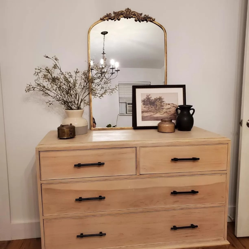 طاولة زينة فاخرة مع مرآة لغرفة - مراجعة Home Living Bathroom Vanity وسعره