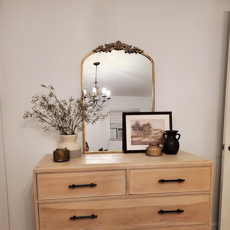 طاولة زينة فاخرة مع مرآة لغرفة - مراجعة Home Living Bathroom Vanity وسعره