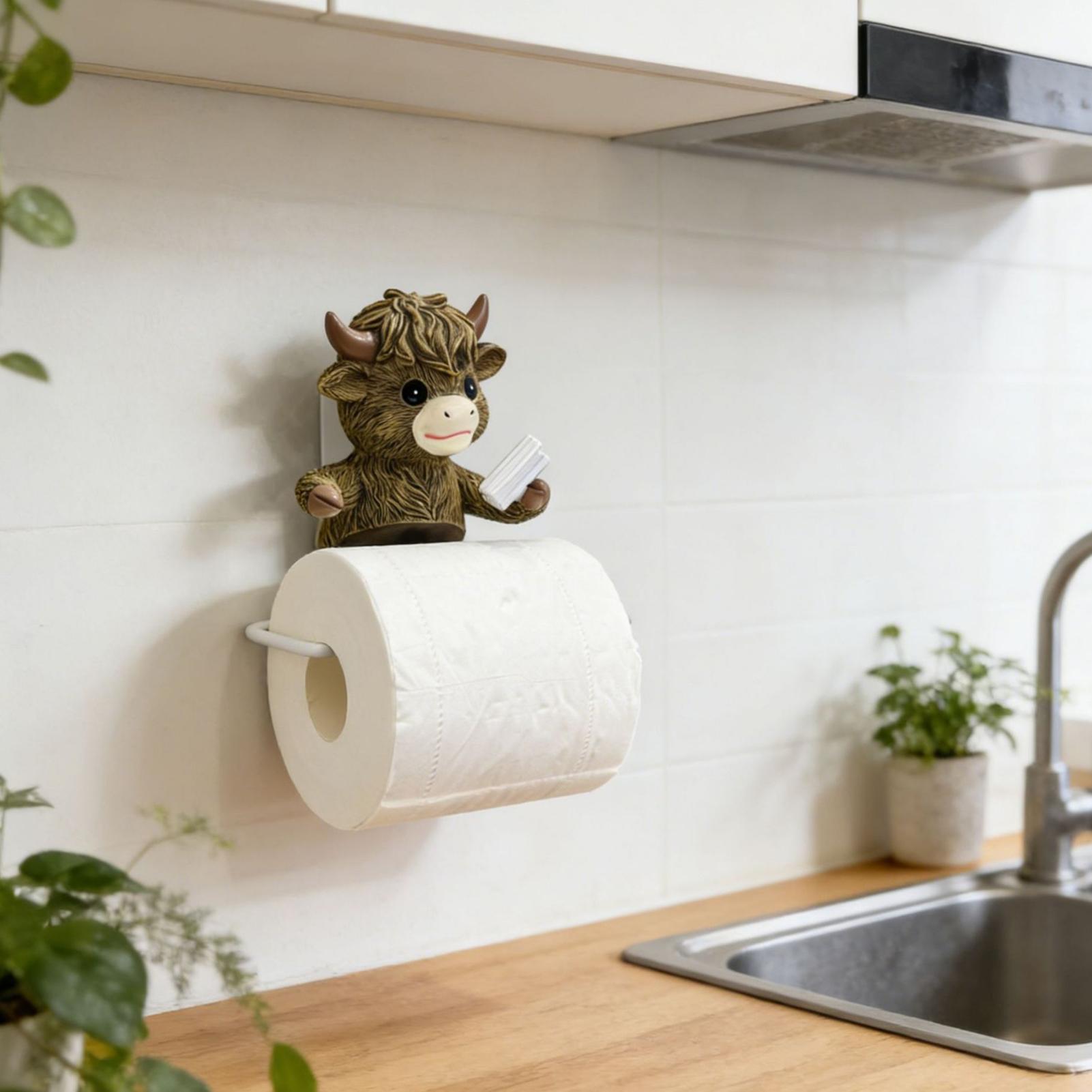 حامل مناديل ورقية ريفي، حامل و - مراجعة Home Bathroom Paper Towel Holder وسعره