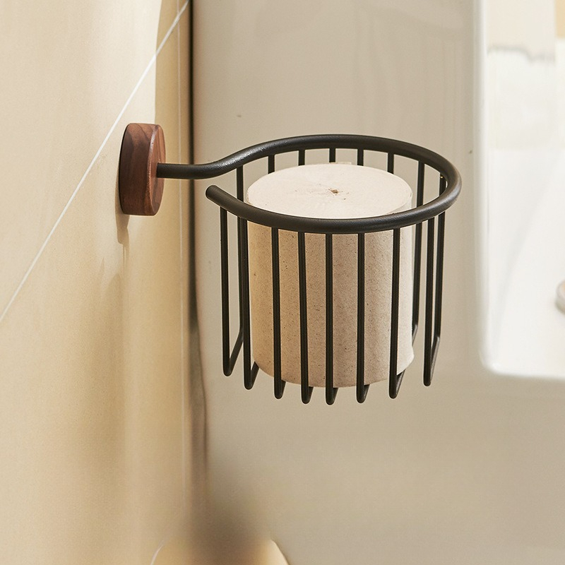حامل مناديل من الخشب الصلب بدو - مراجعة Home Bathroom Paper Towel Holder وسعره