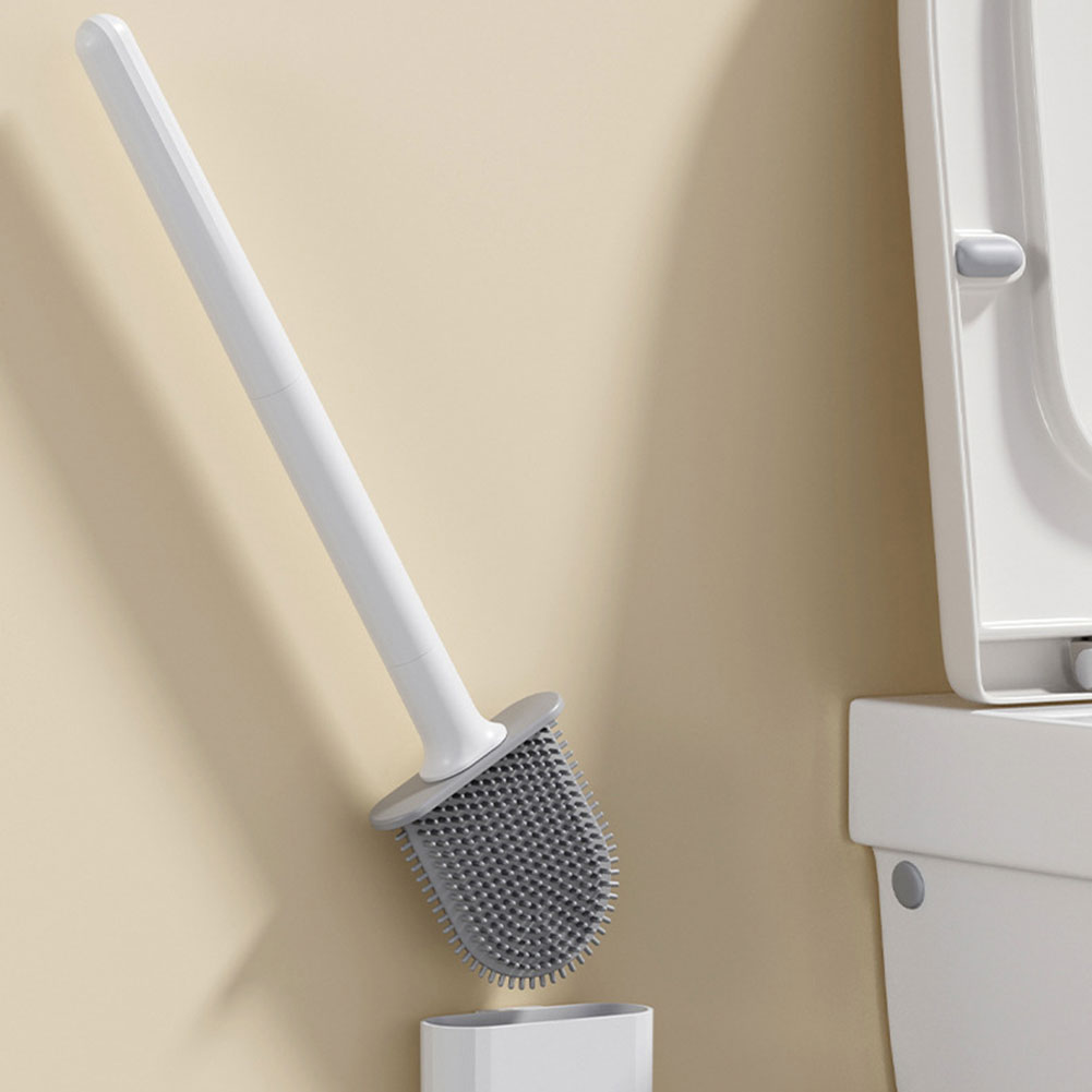 فرشاة المرحاض السيليكون مع حام - مراجعة Home Bathroom Cleaning وسعره