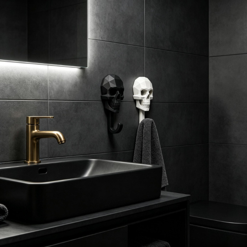 مجموعة متنوعة من خطافات الرأس  - مراجعة Home Bathroom Decor وسعره