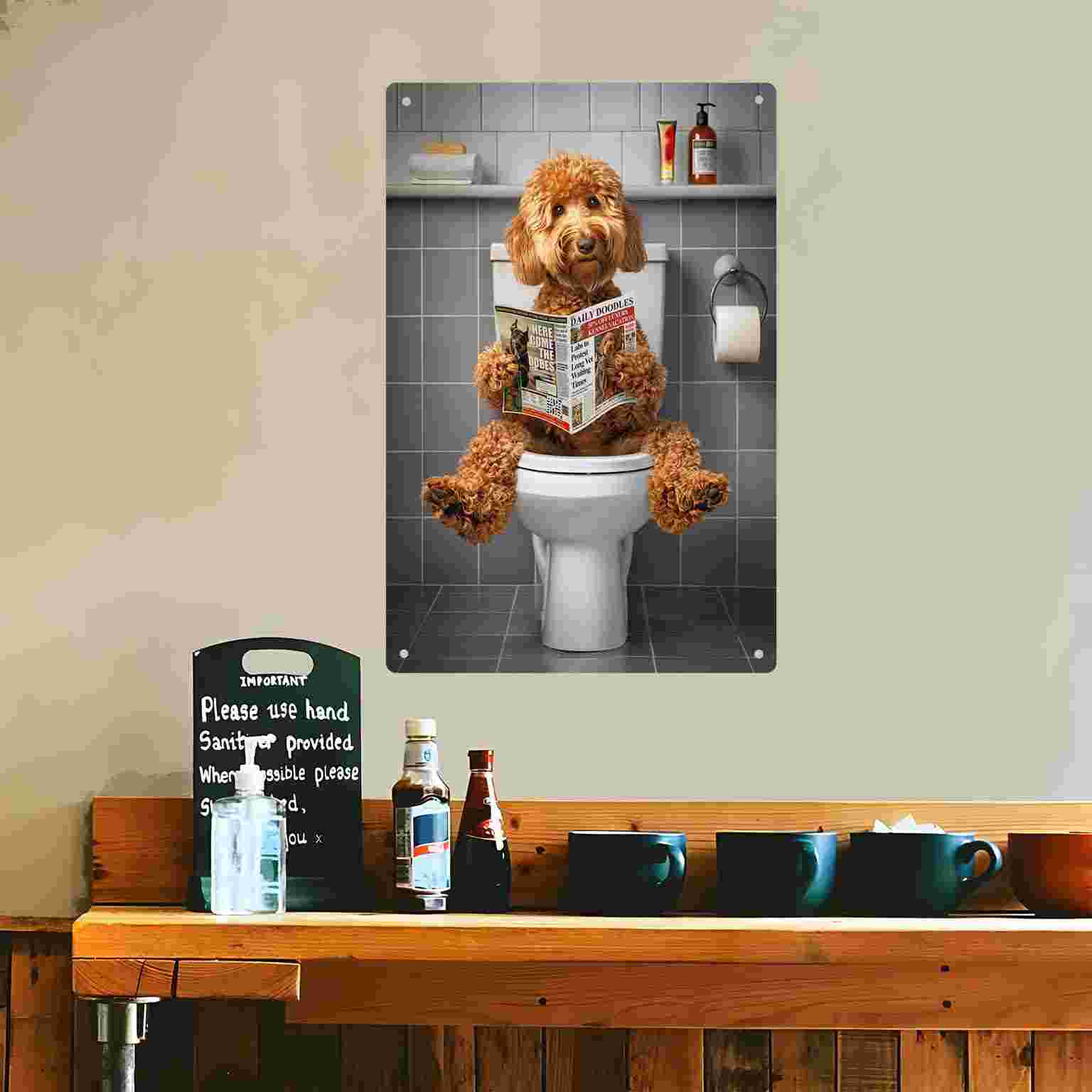 لوحة فنية ثنائية الأبعاد بتصمي - مراجعة Home Bathroom Decor وسعره