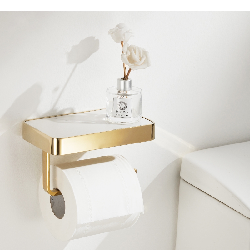 حامل الأنسجة المعدنية بلاطة ال - مراجعة Home Bathroom Paper Towel Holder وسعره