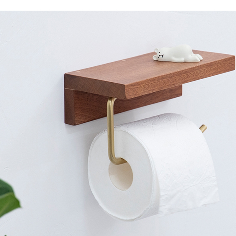 حامل مناديل خشبية، حاوية تخزين - مراجعة Home Bathroom Paper Towel Holder وسعره