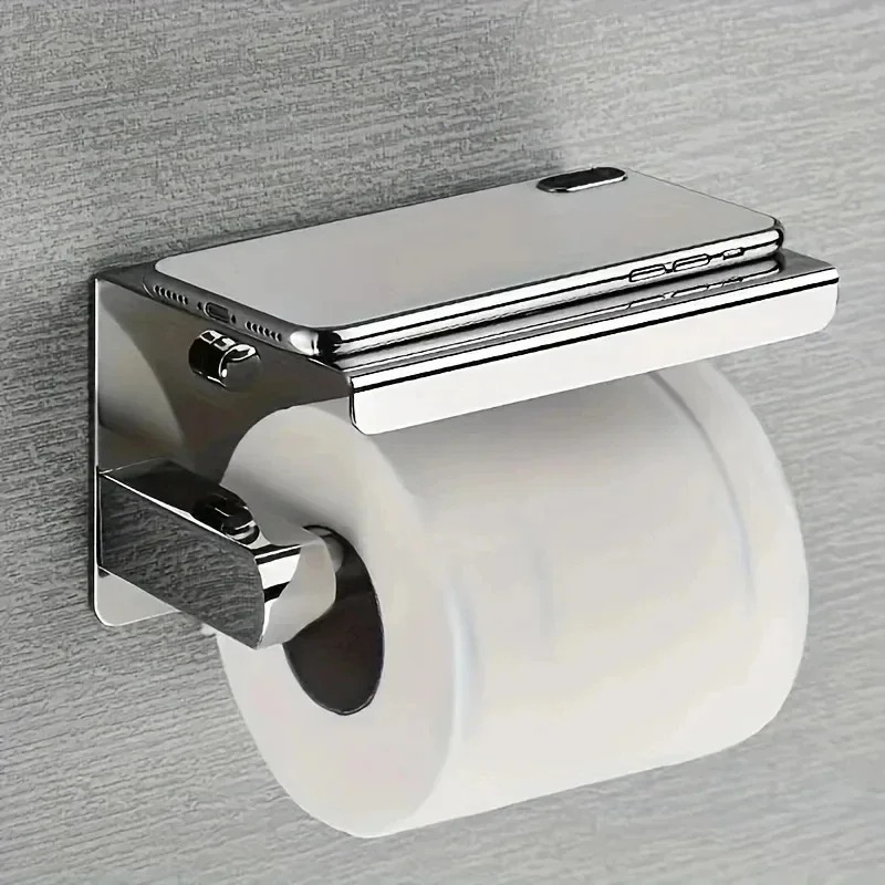 حامل ورق الحمام من الفولاذ الم - مراجعة Home Bathroom Paper Towel Holder وسعره